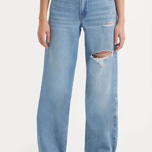 levi's baggy dad jeans size 29, 30" inseam